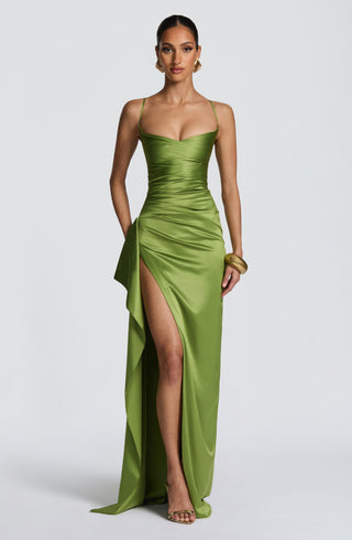 Helen Maxi Dress - Olive - glavon