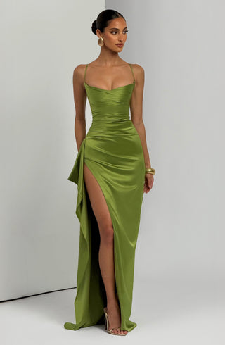 Helen Maxi Dress - Olive - glavon