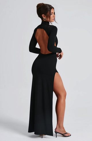Imelda Maxi Dress - Black - glavon