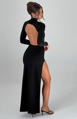 Imelda Maxi Dress - Black - glavon