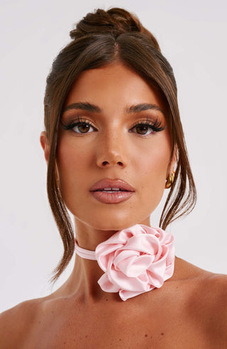 India Floral Neck Tie - Blush - glavon