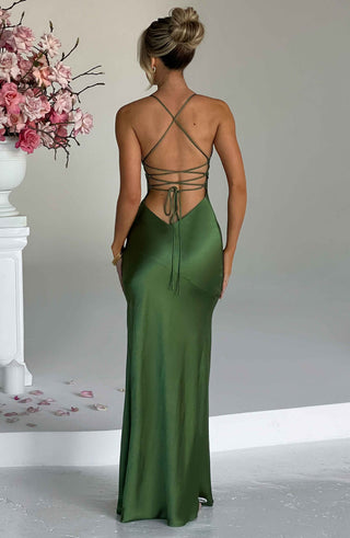 Isobel Maxi Dress - Emerald - glavon