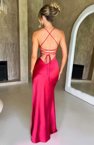 Isobel Maxi Dress - Red - glavon
