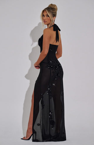 Jacqueline Maxi Dress - Black - glavon