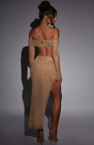 Jana Top - Gold Sparkle - glavon