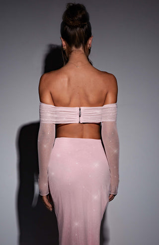 Jana Top - Pink Sparkle - glavon