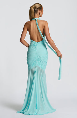Janessa Maxi Dress - Aqua - glavon