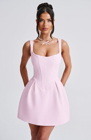 Janiyah Mini Dress - Blush - glavon