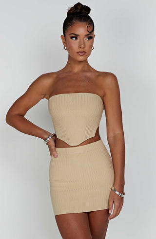 Jaz Top - Beige - glavon