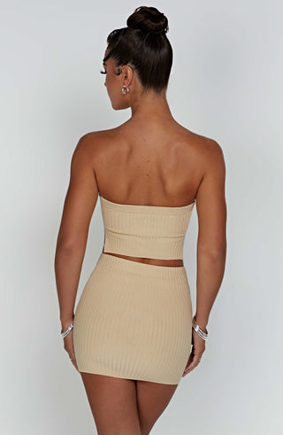 Jaz Top - Beige - glavon