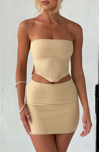 Jaz Top - Beige - glavon