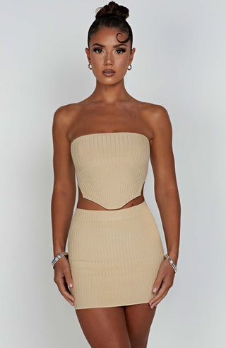Jaz Top - Beige - glavon