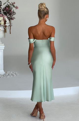 Jennifer Midi Dress - Mint - glavon