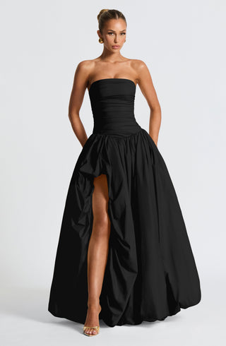 Jillian Maxi Dress - Black - glavon