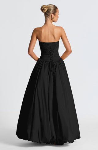 Jillian Maxi Dress - Black - glavon
