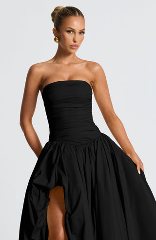 Jillian Maxi Dress - Black - glavon