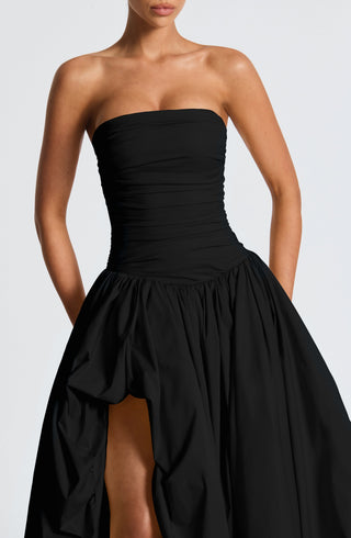 Jillian Maxi Dress - Black - glavon