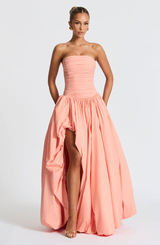Jillian Maxi Dress - Peach - glavon