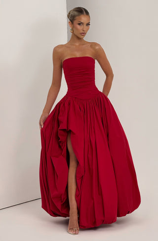Jillian Maxi Dress - Red - glavon