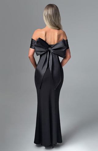 Joanna Maxi Dress - Black - glavon
