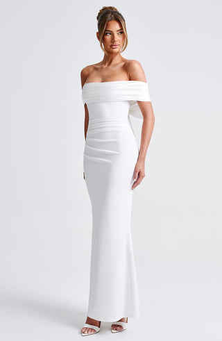 Joanna Maxi Dress - Ivory - glavon