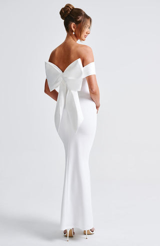 Joanna Maxi Dress - Ivory - glavon