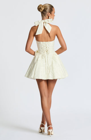 Jocelyn Mini Dress - Ivory - glavon