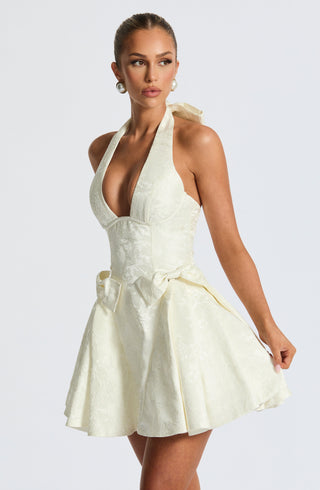 Jocelyn Mini Dress - Ivory - glavon