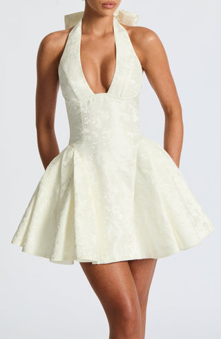Jocelyn Mini Dress - Ivory - glavon