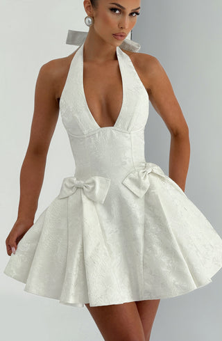 Jocelyn Mini Dress - Ivory - glavon
