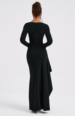 Jordana Maxi Dress - Black - glavon