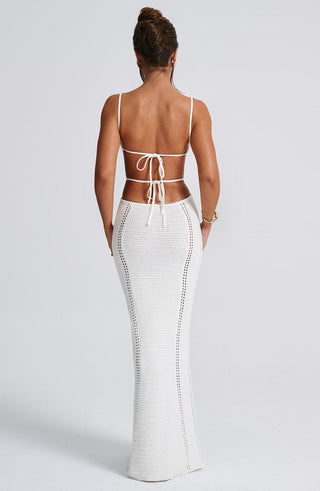 Josefina Maxi Dress - White - glavon