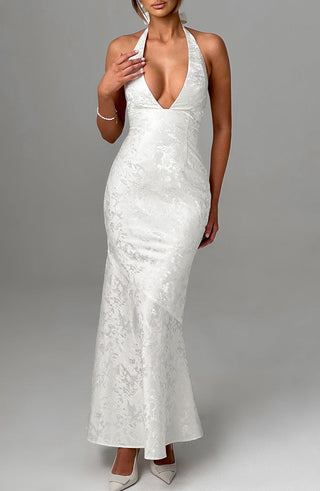 Josephine Maxi Dress - Ivory - glavon
