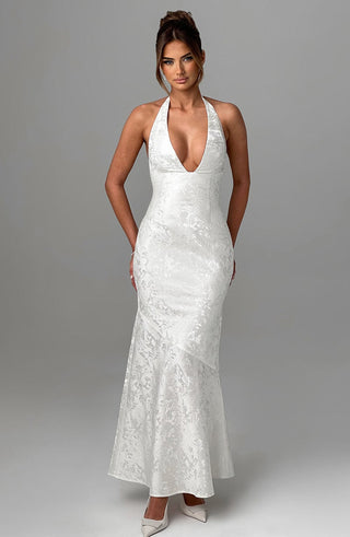 Josephine Maxi Dress - Ivory - glavon