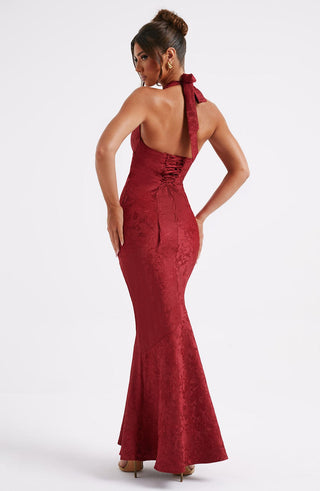 Josephine Maxi Dress - Red - glavon