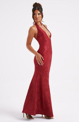 Josephine Maxi Dress - Red - glavon
