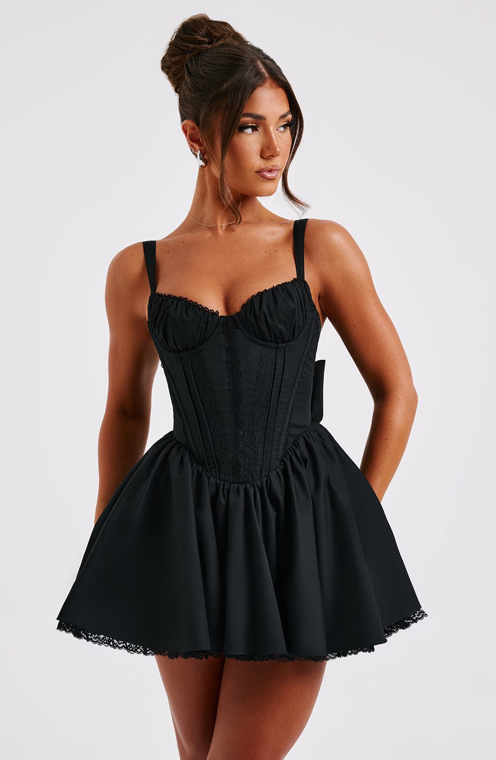 Josie Mini Dress - Black - Napalia