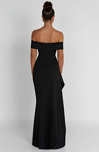 Joyce Maxi Dress - Black - glavon