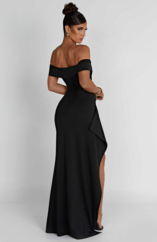 Joyce Maxi Dress - Black - glavon