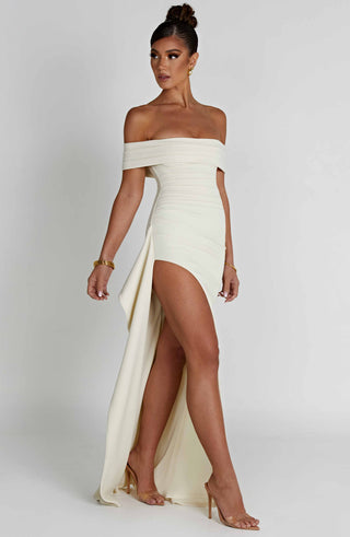 Joyce Maxi Dress - Ivory - glavon