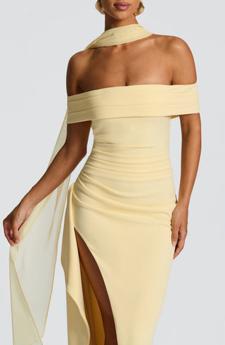 Joyce Maxi Dress - Lemon - glavon