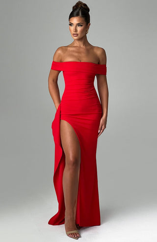 Joyce Maxi Dress - Red - glavon