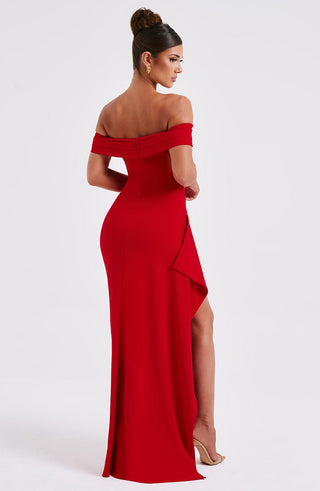 Joyce Maxi Dress - Red - glavon