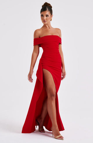 Joyce Maxi Dress - Red - glavon
