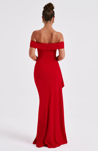 Joyce Maxi Dress - Red - glavon