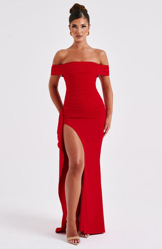 Joyce Maxi Dress - Red - glavon