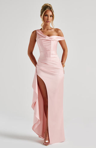 Juliene Maxi Dress - Blush - glavon