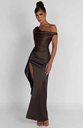 Juliene Maxi Dress - Charcoal - glavon