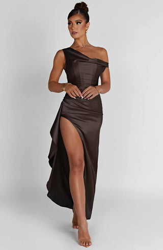 Juliene Maxi Dress - Charcoal - glavon