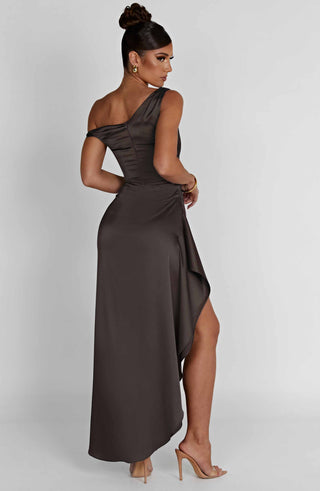Juliene Maxi Dress - Charcoal - glavon